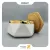 زیر سیگاری سرامیکی مدل شش ضلعی-Ceramica​ Ashtray Hexagon Shaped