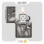 فندک زیپو 49350 طرح ستاره-​Zippo Lighter 49350 24095 RETRO STAR DESIGN