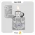 فندک زیپو مدل 49289 طرح قرون وسطایی-Zippo Lighter 49289 Armor Medieval Design​