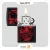 فندک زیپو مشکی مدل 49775 طرح جمجمه قرمز-Zippo Lighter 49775 218 RED SKULL DESIGN