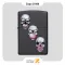 Zippo Lighter 29398 218 SKULL BUBBLE GUM فندک بنزینی زیپو مشکی با طرح اسکلت مدل 29398