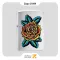 Zippo Lighter 29399 200 FLOWER TATTOO فندک بنزینی زیپو با طرح تتو گل مدل 29399