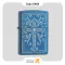 Zippo Lighter 29608 20446 ELEGANT CROSS DESIGN فندک بنزینی زیپو آبی طرح صلیب مدل 29608