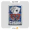 Zippo Lighter 29633 250 FUSION CASINO فندک بنزینی زیپو طرح کازینو مدل 29633 پاسور پوکر