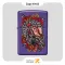 Zippo Lighter 49413 237 WOLF DESIGN فندک بنزینی زیپو بنفش تتو گرگ و بره مدل 49413