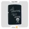 فندک بنزینی زیپو تلفیق نوشتار و طرح اسکلت مدل 29091-​Zippo Lighter 29091 218 LIVE FOR SOMETHING