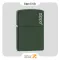 فندک بنزینی زیپو سبز لجنی طرح لوگو زیپو مدل 221 زد ال-Zippo Lighter 221 Green Matte