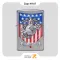 فندک بنزینی زیپو طرح تفنگداران دریایی ایالات متحده مدل 49317-​Zippo Lighter ​49317 -087152 207 USMC