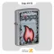 فندک بنزینی زیپو طرح شعله مدل 49576-Zippo Lighter 49576 207 ZIPPO FLAME DESIGN