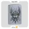 فندک بنزینی زیپو طرح وایکینگ مدل 29871-Zippo Lighter ​29871 207 VIKING WARRIOR DESIGN