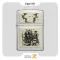 فندک بنزینی زیپو طرح کشتی مدل 359-Zippo Lighter ​359-HP CHROME/SCRIMSHAW