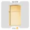 فندک بنزینی زیپو طلایی سری اسلیم مدل 1654 بی-Zippo Lighter 1654B SLIM SOLID BRASS WO LETTERS