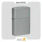 فندک بنزینی زیپو طوسی طرح لوگو زیپو مدل 49452 زد ال-Zippo Lighter 49452zl Flat Gray Zippo Logo