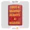 فندک بنزینی زیپو قرمز با نوشته زرد مدل 29387-​Zippo Lighter 29387 233 US MARINES CORPS