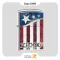 فندک بنزینی زیپو مدل 29095 طرح پرچم آمریکا-Zippo Lighter 29095 ZIPPO US FLAG