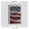 فندک بنزینی زیپو مدل 29513 طرح پرچم امریکا-Zippo Lighter 29513 DIAMOND PLATE FLAG