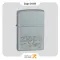 فندک بنزینی زیپو نقره ای مات با طرح لوگو زیپو مدل 24335-Zippo Lighter 24335 - 205 ZIPPO SCROLL