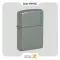 فندک زیپو سبز مدل 49843 زد ال-Zippo Lighter ​49843ZL SAGE GREEN ZIPPO LOGO