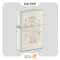 فندک زیپو سفید طرح شاه و ملکه مدل 49847-Zippo Lighter 49847 214 KING QUEEN DESIGN