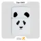 فندک زیپو سفید طرح پاندا مدل 28860-​​Zippo Lighter 28860 214 PANDA