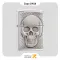 فندک زیپو طرح برجسته جمجمه مدل 29818-​Zippo Lighter 29818 200 SKULL WITH BRAIN SURPRIS