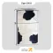 فندک زیپو طرح برجسته پوست گاو هلشتاین مدل 20619-​Zippo Lighter 20619 Holy Holstein