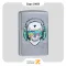 ​Zippo Lighter 29855 207 SKULL HEADPHONE DESIGN