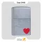 فندک زیپو طرح قلب مدل 29060-​Zippo Lighter 29060 207 LOVE