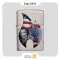 فندک زیپو طرح پرچم آمریکا و جورج بلیزدل  مدل 29075-Zippo Lighter 29075 FLAME COLLAGE