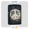 فندک زیپو مدل 28864 طرح پرچم امریکا و لوگو صلح-​Zippo Lighter 28864 218 PEACE ON FLAG