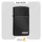 ​Zippo Lighter 28123ZL SLIM ABYSS فندک بنزینی زیپو اسلیم با رنگ بلک آیس مدل 28123 زد ال