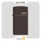 فندک زیپو اسلیم قهوه ای تیره مدل 49266 زد ال-​Zippo Lighter 49266ZL Slim Brown Zippo Logo