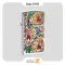 فندک زیپو اسلیم مدل 29702 طرح گل و شعله-​Zippo Lighter 29702 FUSION FLORAL DESIGN