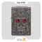 فندک زیپو بلک آیس طرح جمجمه مدل 49300-​Zippo Lighter 49300 Crystall Skull Design