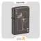 فندک زیپو بلک آیس طرح لیدی مدل 49797-Zippo Lighter 49797 150 WINDY DESIGN