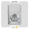 فندک زیپو طرح برجسته جمجمه و کارت مدل 49293-​Zippo Lighter 49293 200 CARD SKULL EMBLEM