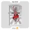 فندک زیپو طرح صلیب مدل 28526-​Zippo Lighter 28526- 250-000006 CROSS WITH WINGS