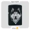 فندک زیپو مشکی مدل سی آی 412378 طرح هاسکی-Zippo Lighter 218 CI412378 SIBERIAN HUSKY DESIG