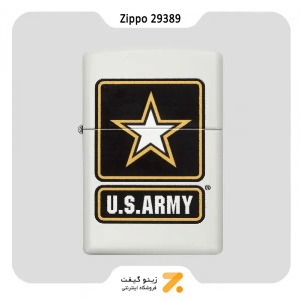 فندک بنزینی زیپو طرح ارتش امریکا مدل 29389-Zippo Lighter 29389 214 US ARMY