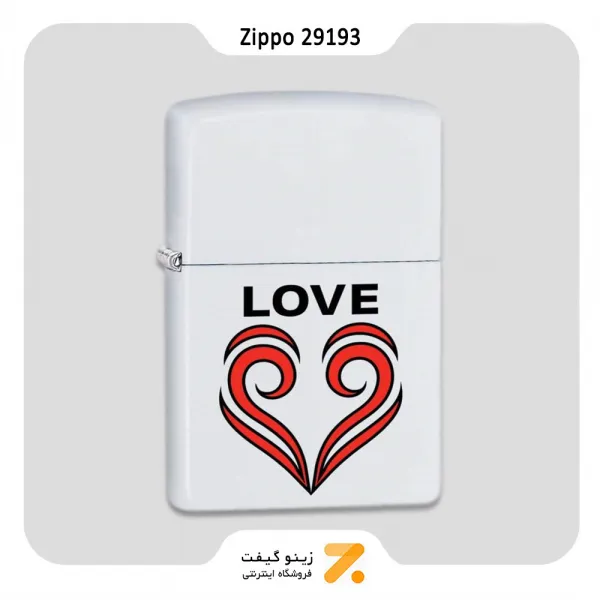 فندک بنزینی زیپو طرح لاو مدل 29193-​Zippo Lighter 29193 214 LOVE THEME