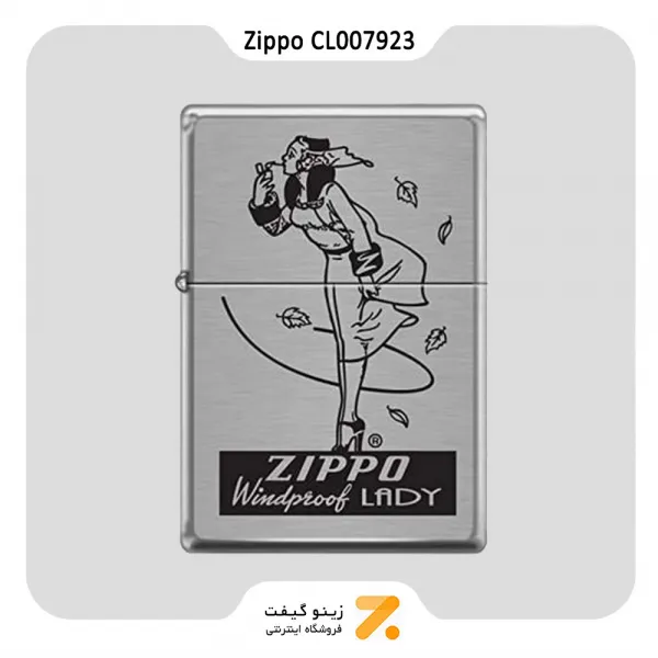 فندک بنزینی زیپو طرح لیدی مدل سی ال 007932-Zippo Lighter ​260 CL007932 PLANTEA WINDY ZIPPO L