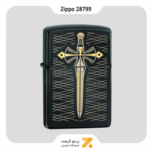 فندک بنزینی زیپو مدل 28799 طرح خنجر-Zippo Lighter 28799 24756 DAGGER