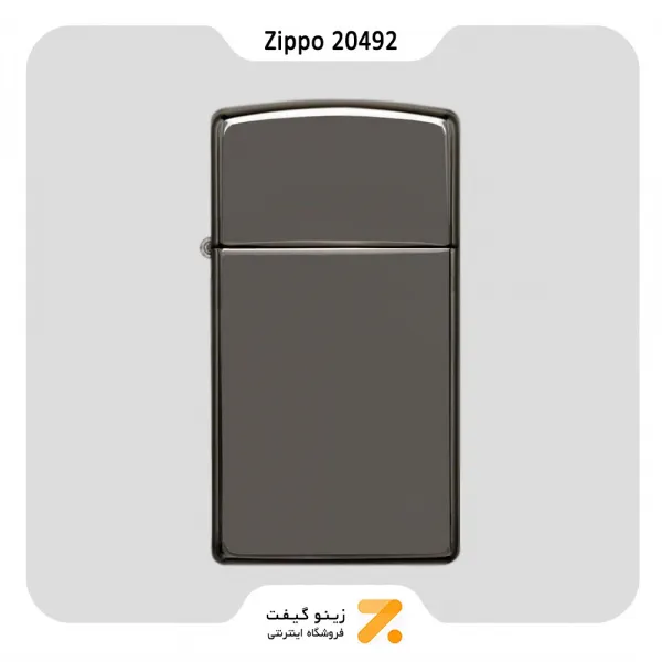 فندک زیپو اسلیم بلک آیس مدل 20492-Zippo Lighter 20492 - SLIM BLACK ICE