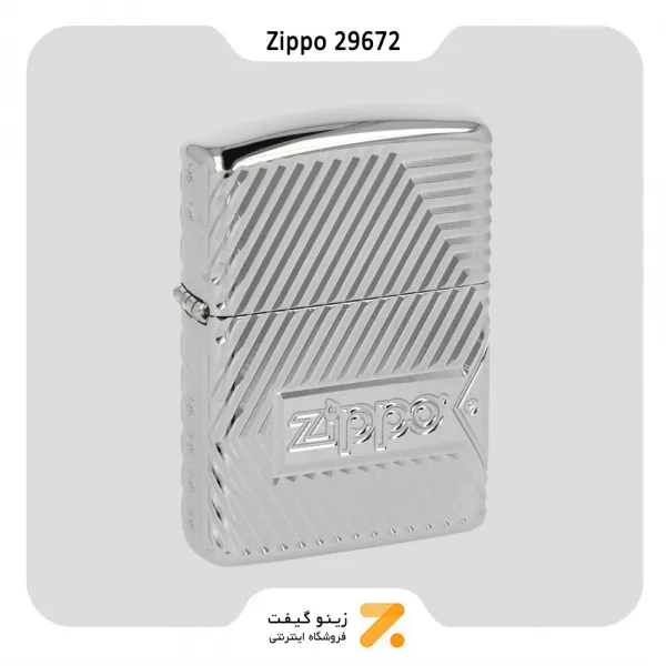 فندک زیپو اصل ZIPPO BOLTS DESIGN کد 29672-Zippo Lighter 29672 167 ZIPPO BOLTS DESIGN