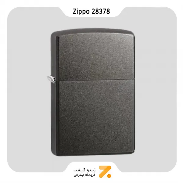 فندک زیپو خاکستری تیره مدل 28378-Zippo Lighter 28378 REG GRAY DUSK MT LTR