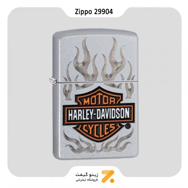 فندک زیپو طرح لوگو هارلی دیویدسون مدل 29904-Zippo Lighter 29904 205 HARLEY DAVIDSON