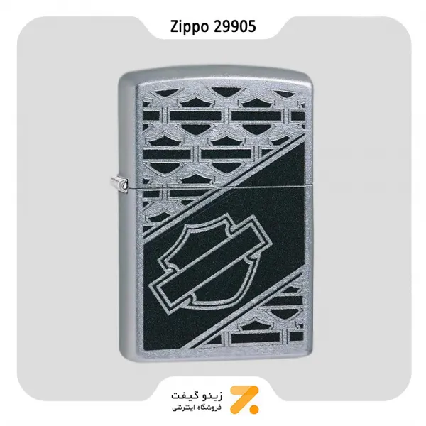 فندک زیپو طرح لوگو هارلی دیویدسون مدل 29905-​Zippo Lighter 29905 207 HARLEY DAVIDSON