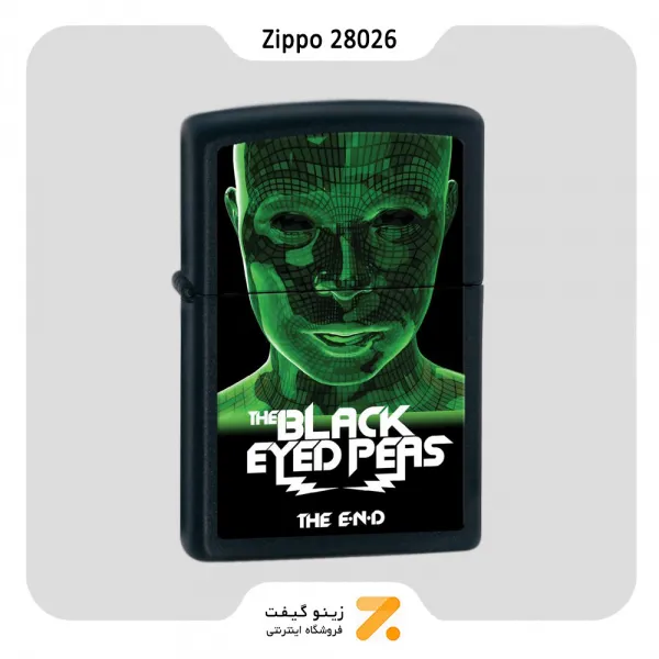 فندک زیپو طرح گروه بلک آید پیز مدل 28026-Zippo Lighter 28026 218-BLACK EYED PEAS 28026