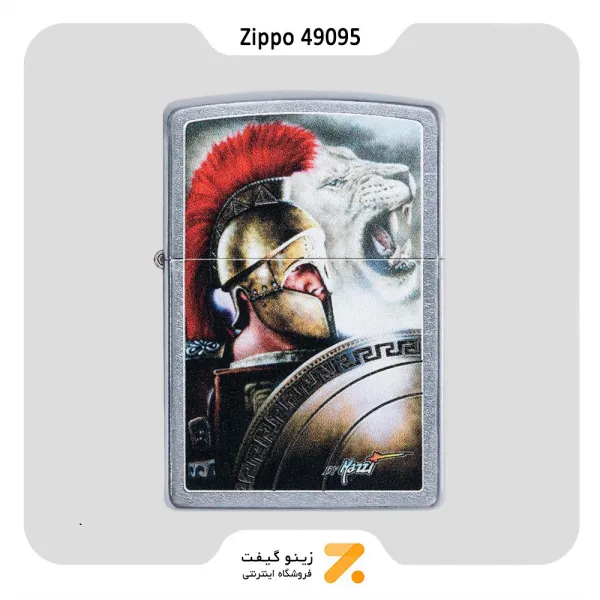 فندک زیپو طرح گلادیاتور مدل 49095-​Zippo Lighter 49095 207 MAZZI