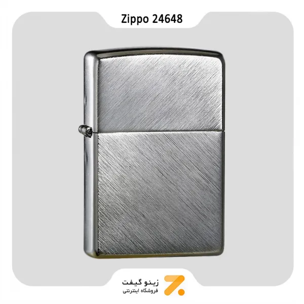 فندک زیپو مدل 24648-​Zippo Lighter 24648 REG HERRINGBONE SWEEP